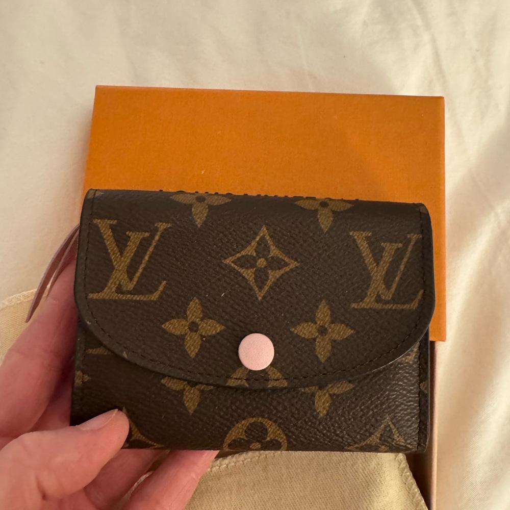 Louis Vuitton Brown and Gold Monogram Wallet